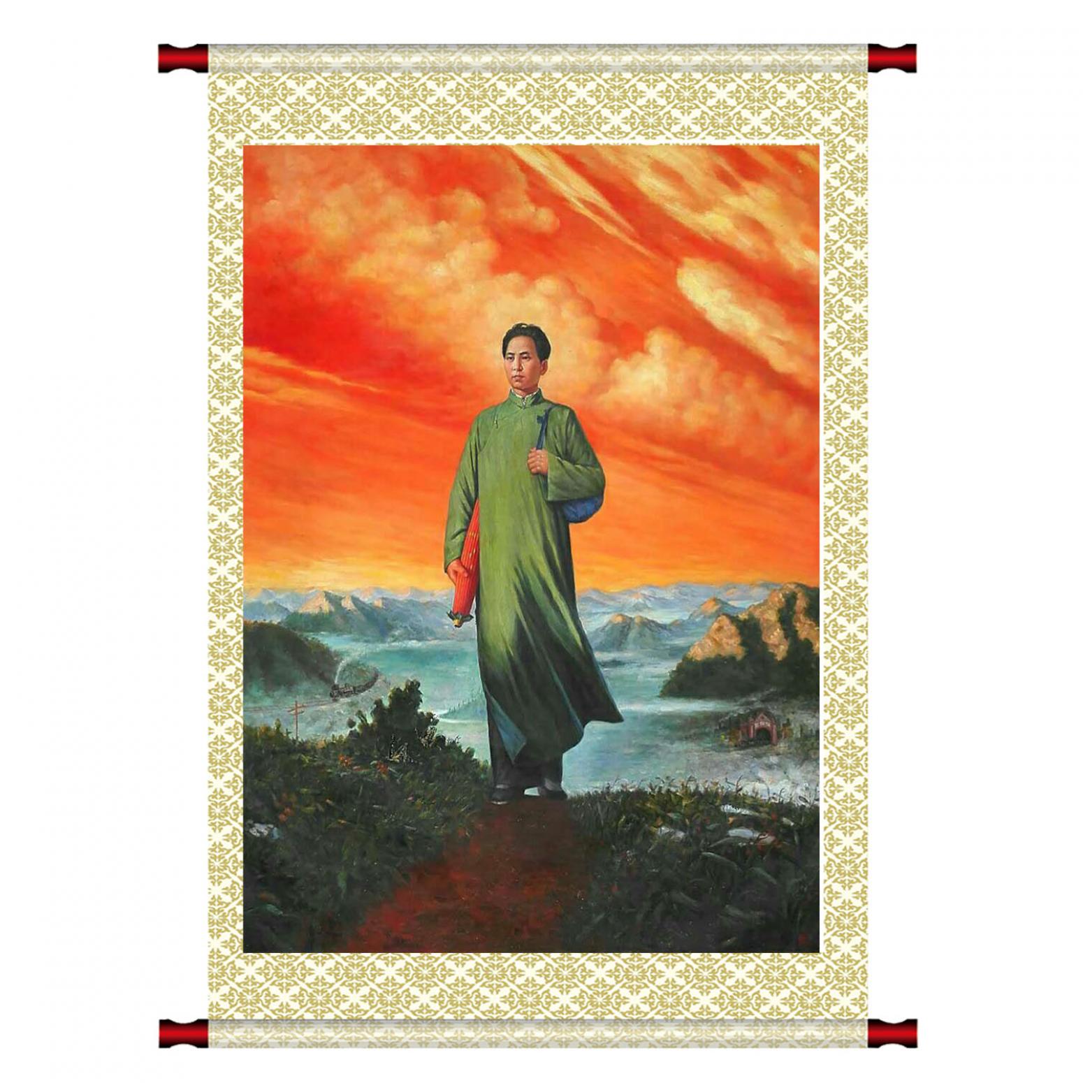 张恒久油画作品《红色恒久》【图1】