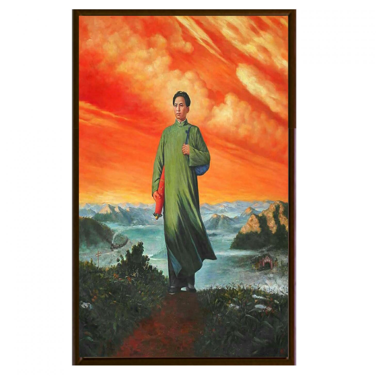 张恒久油画作品《红色恒久》【图2】