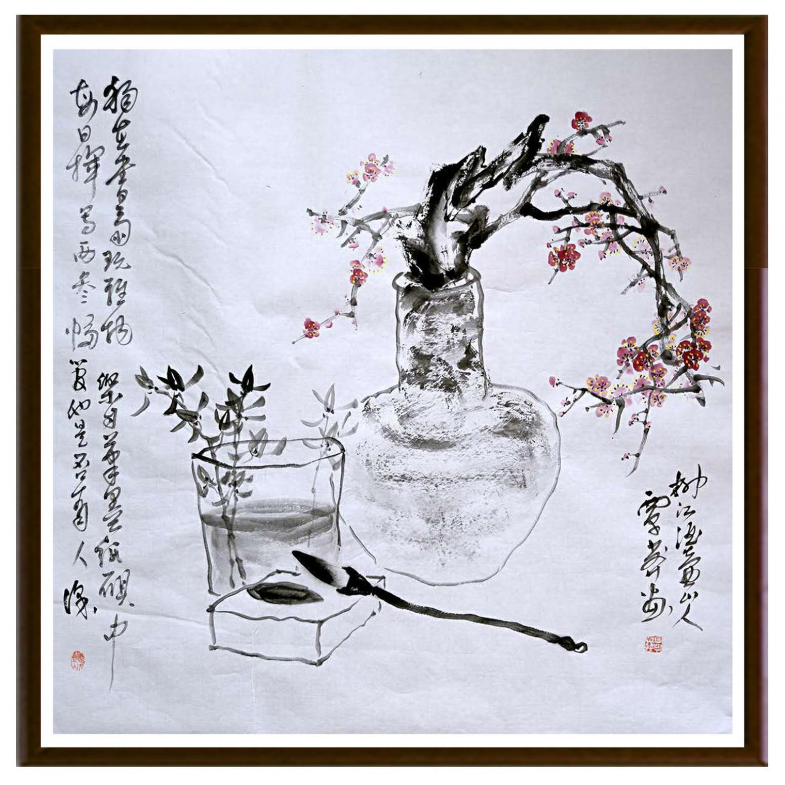 覃莽国画作品《【雅致】作者覃莽》【图2】