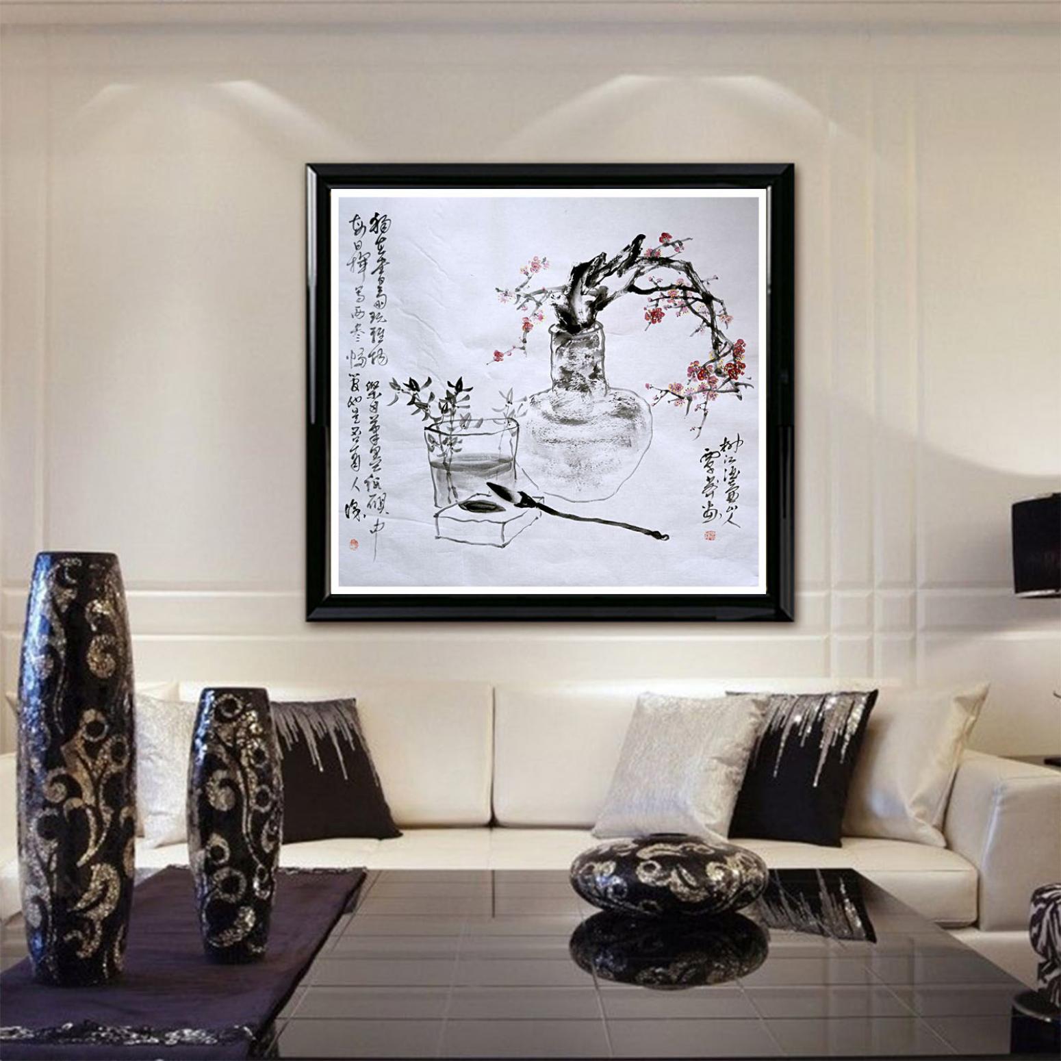 覃莽国画作品《【雅致】作者覃莽》【图3】