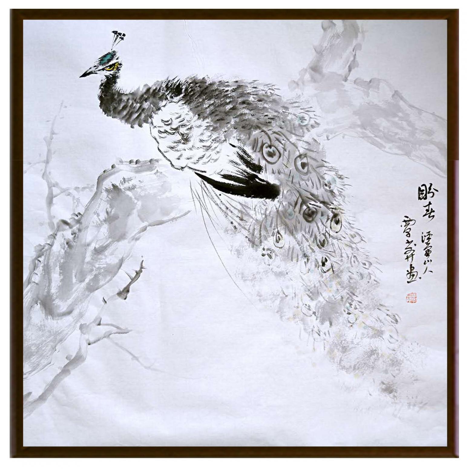 覃莽国画作品《【盼】作者覃莽》【图2】