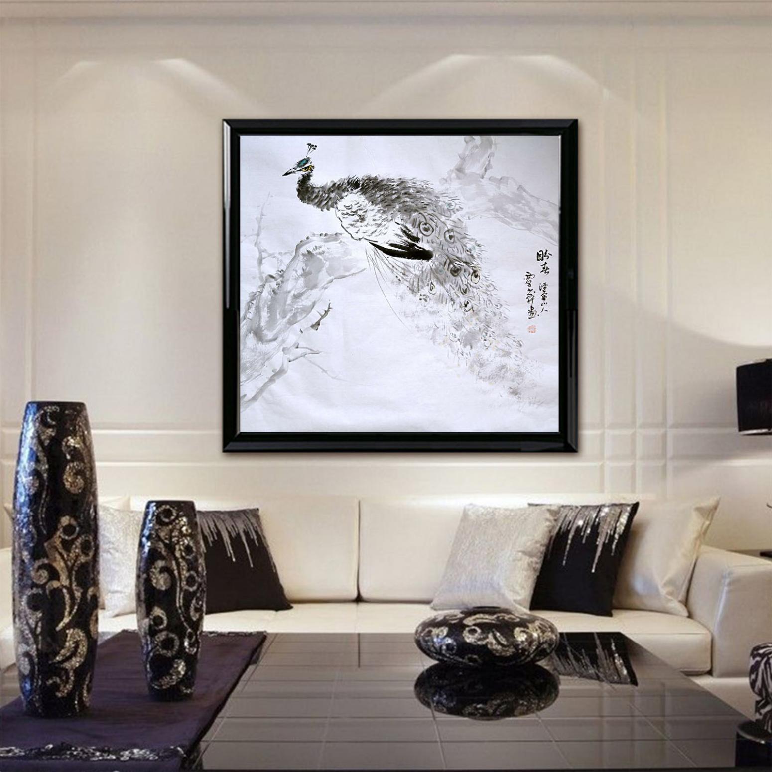 覃莽国画作品《【盼】作者覃莽》【图3】