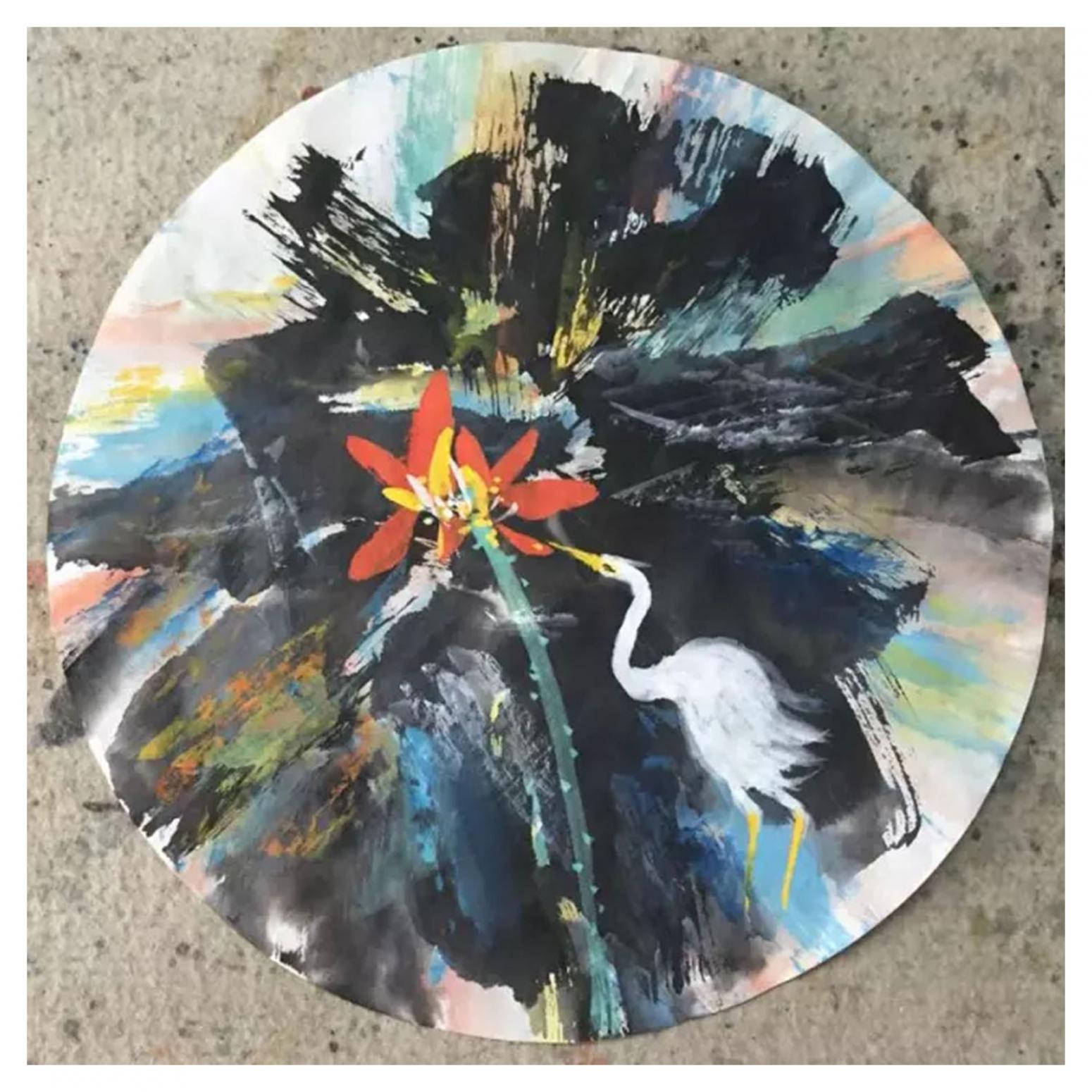 宋荣杰国画作品《【水墨画9】作者宋荣杰》