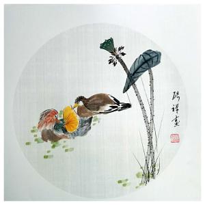 艺术品图片：艺术家张清永国画作品名称《【鸳鸯2】作者张清永》价格1258.00 元
