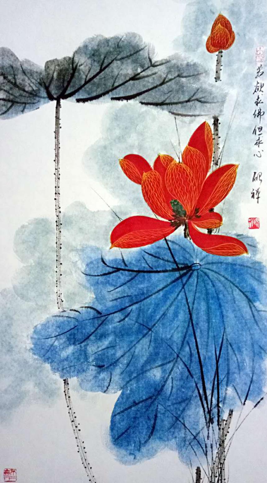 张清永国画作品《【若欲求佛但求心》【图0】