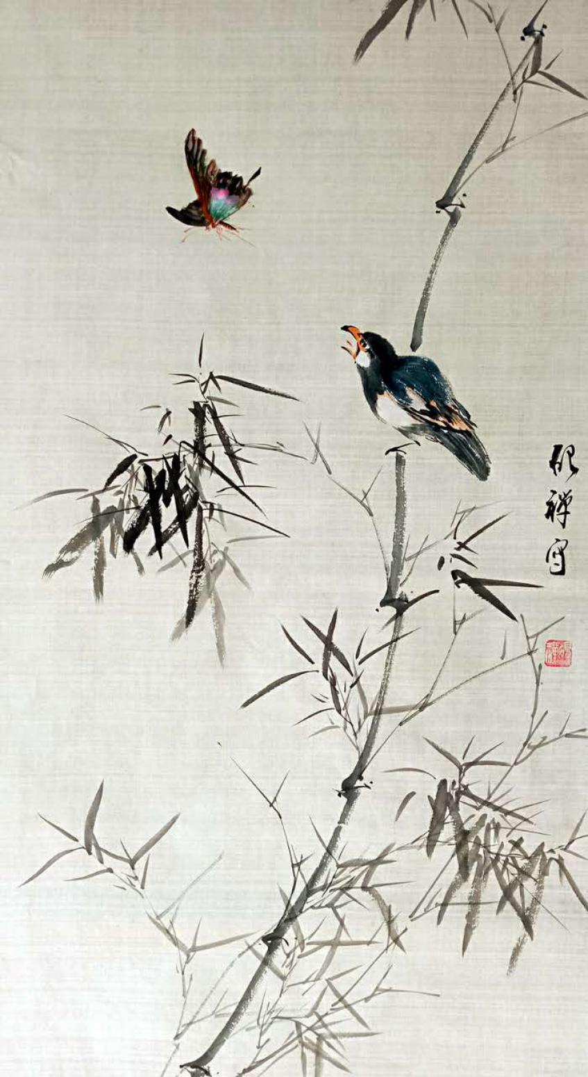 张清永国画作品《【节节高升】》【图0】