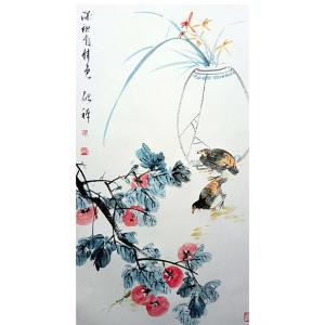 艺术品图片：艺术家张清永国画作品名称《【深秋有佳色】》价格1258.00 元