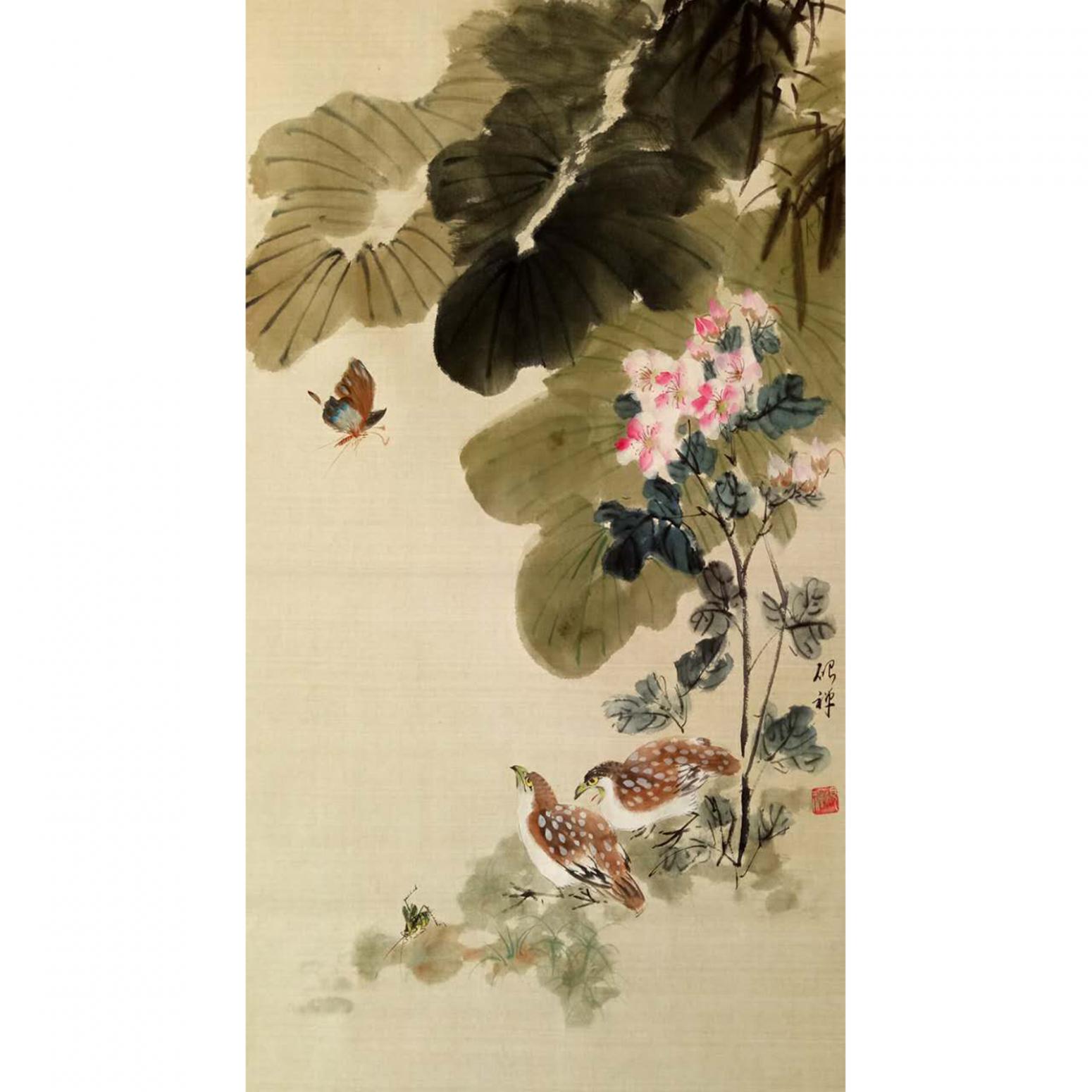 张清永国画作品《【花鸟图5】》