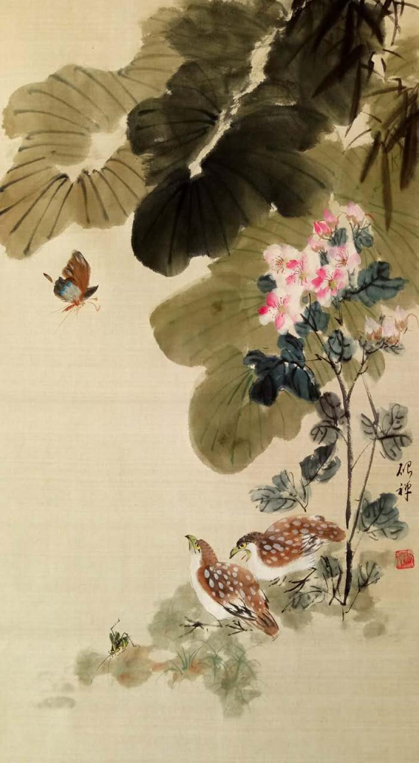 张清永国画作品《【花鸟图5】》【图0】