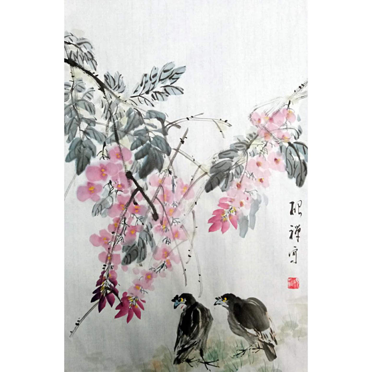 张清永国画作品《【花鸟图6】》