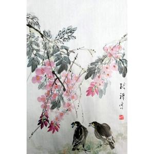 艺术品图片：艺术家张清永国画作品名称《【花鸟图6】》价格858.00 元