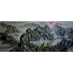 卢俊良国画作品《【满日春色畔山卿】作者卢俊良》价格4800.00元