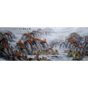 卢俊良国画作品《【万山红遍1】作者卢俊良》价格4800.00元