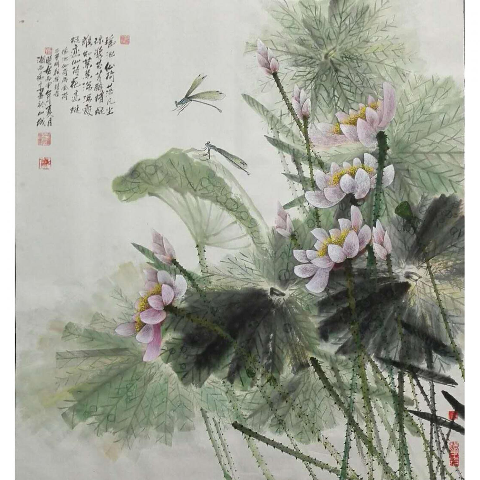 肖晖文玩杂项作品《【瑶池仙荷落凡尘1】作者肖晖》