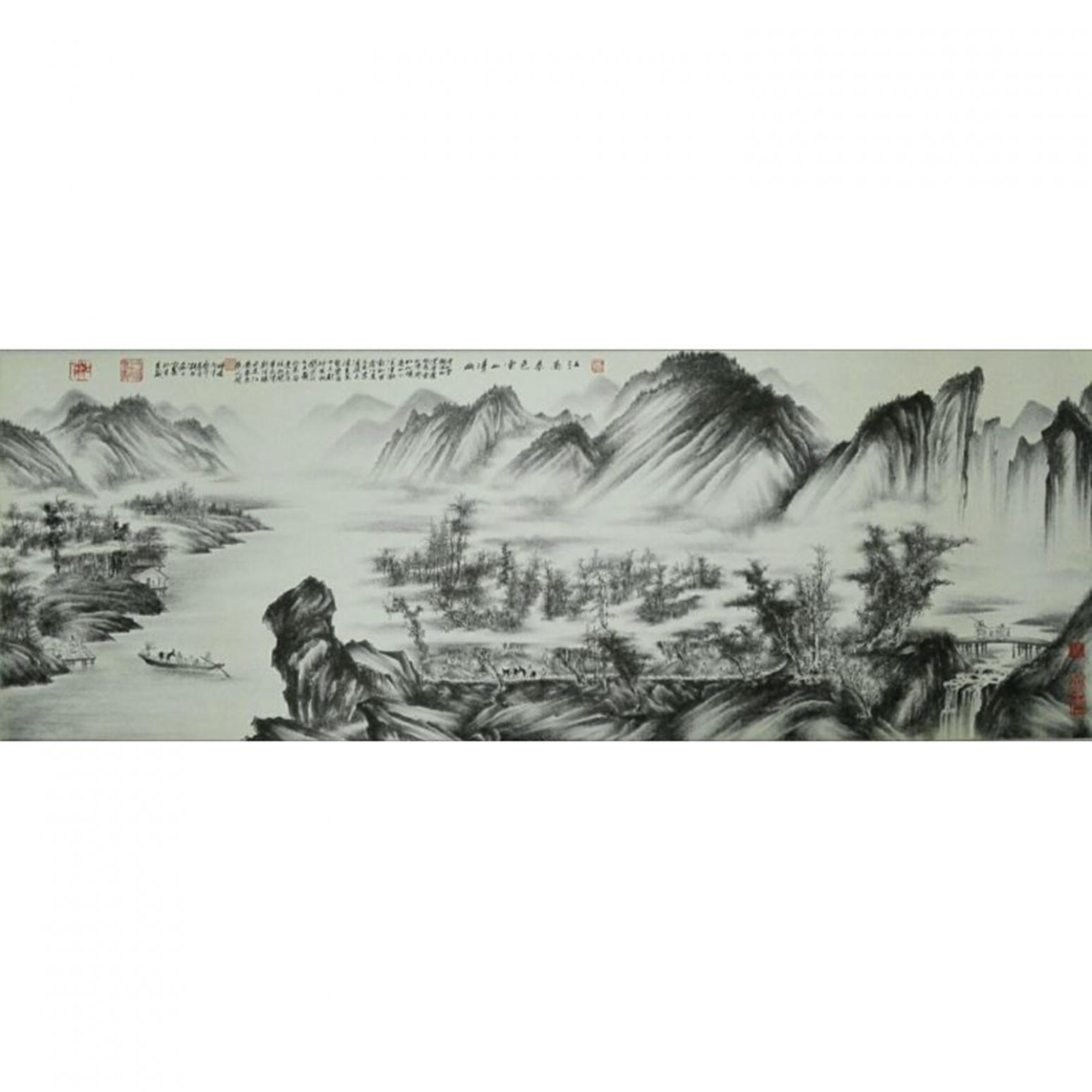 肖晖国画作品《【江南春色】作者肖晖》