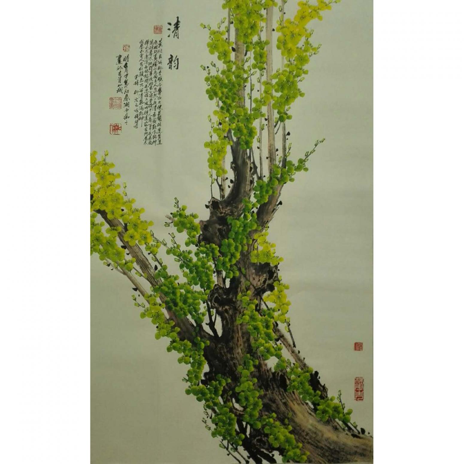 肖晖国画作品《【清韵2】作者肖晖》