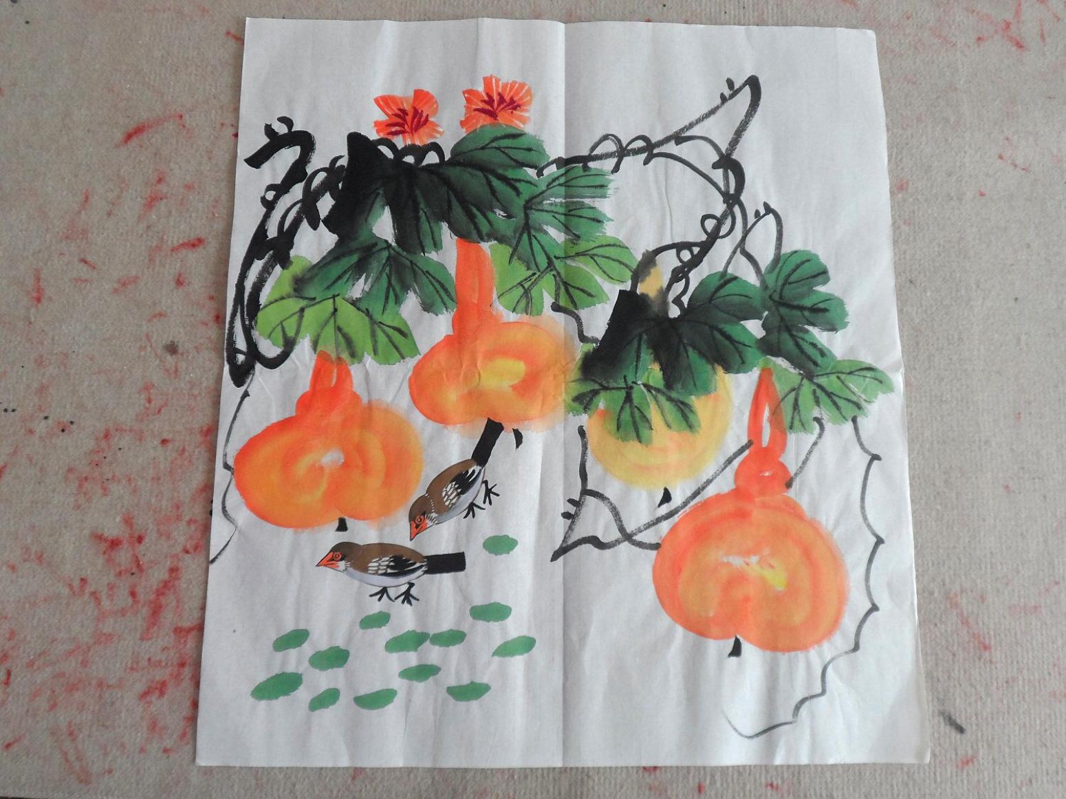 国画作品《福禄吉祥2》【图0】