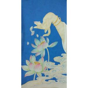 傅斌科国画作品《【莲花】作者傅斌科》价格960.00元
