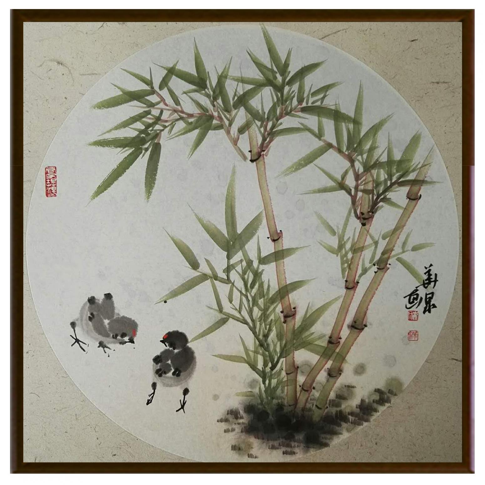 崔华泉国画作品《【嫩芽】作者崔华泉》【图2】