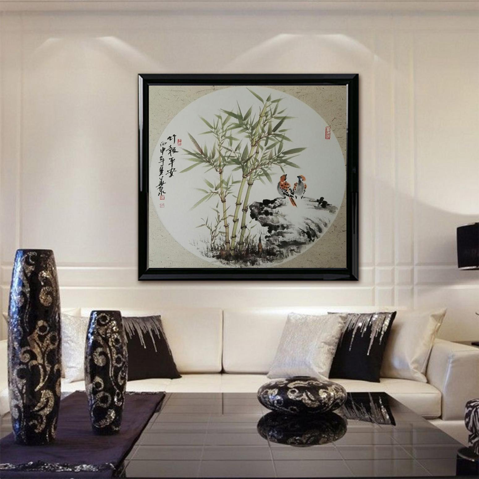 崔华泉国画作品《【竹报平安】作者崔华泉》【图3】