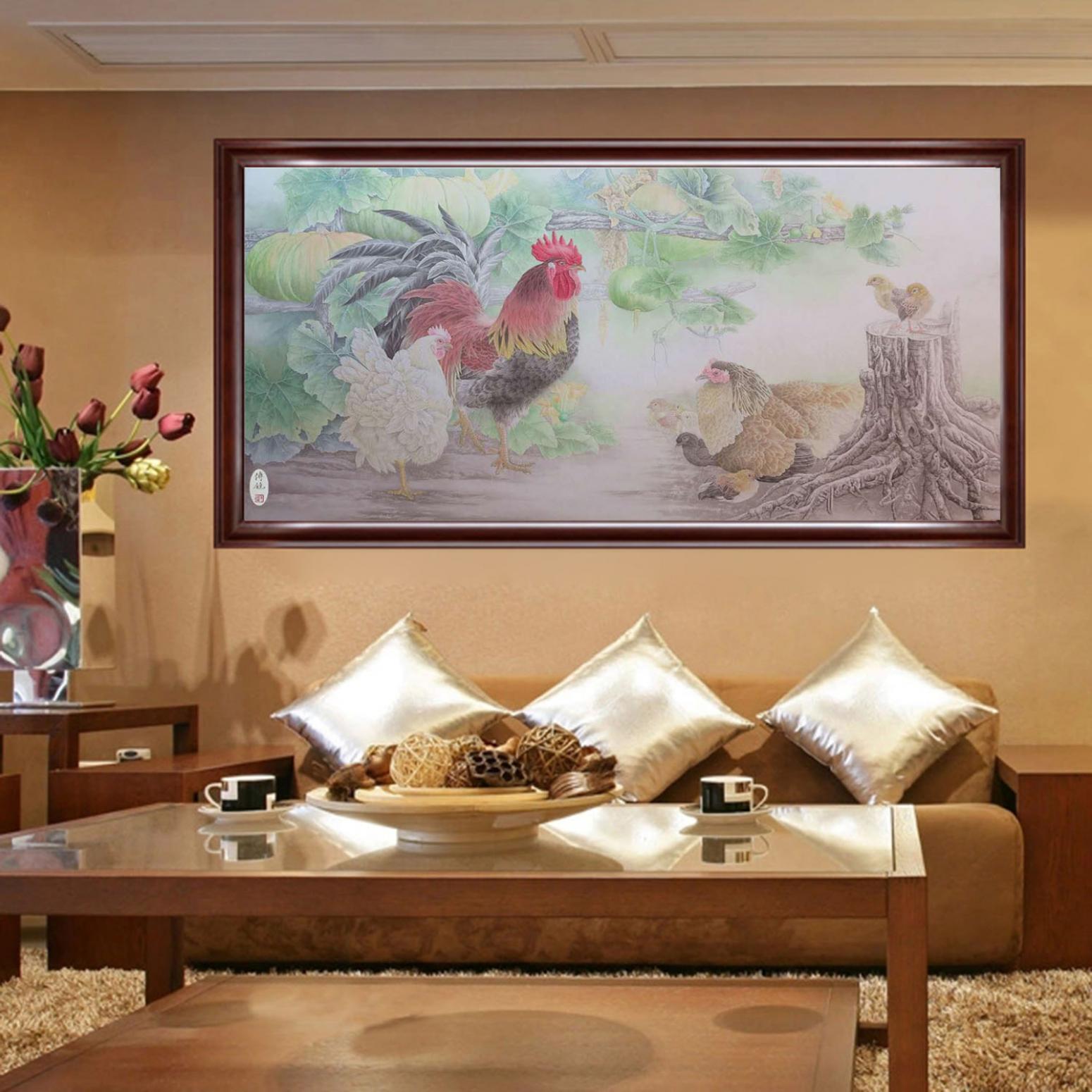 傅饶国画作品《【瓜田李下】作者傅饶》【图3】