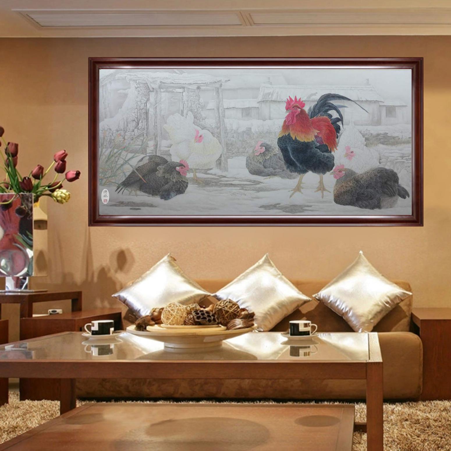 傅饶国画作品《【英姿飒爽】作者傅饶》【图3】