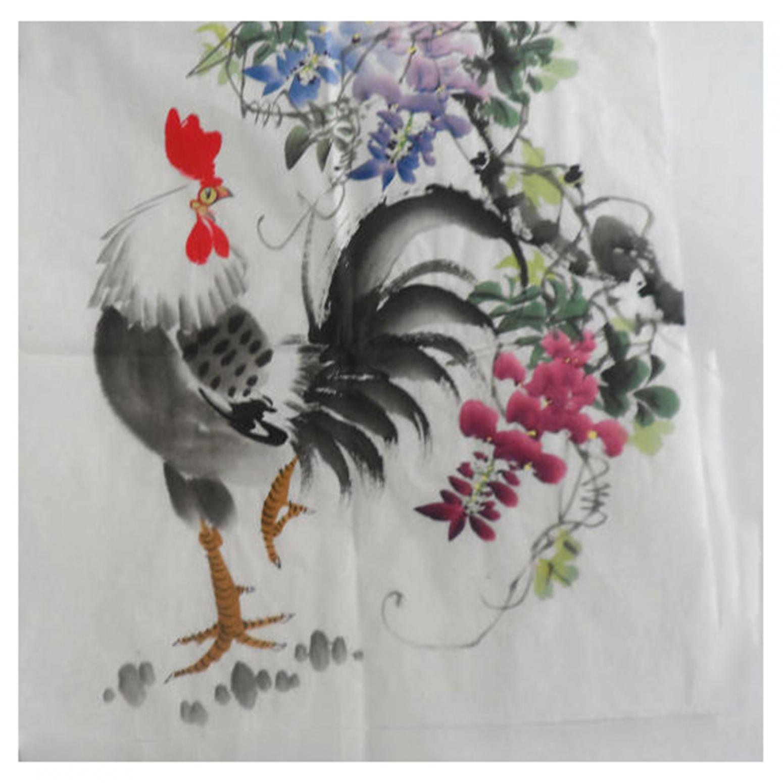 朱德宾国画作品《【大吉利2】作者朱德宾》