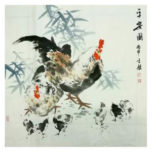 卢士杰国画作品《【平安图】作者卢士杰》价格768.00元