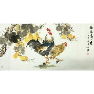 卢士杰国画作品《【福禄寿吉3】卢士杰》议价