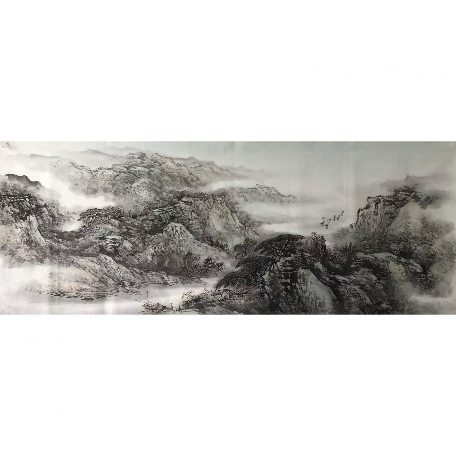 许国华国画作品《【山水2】作者许国华》