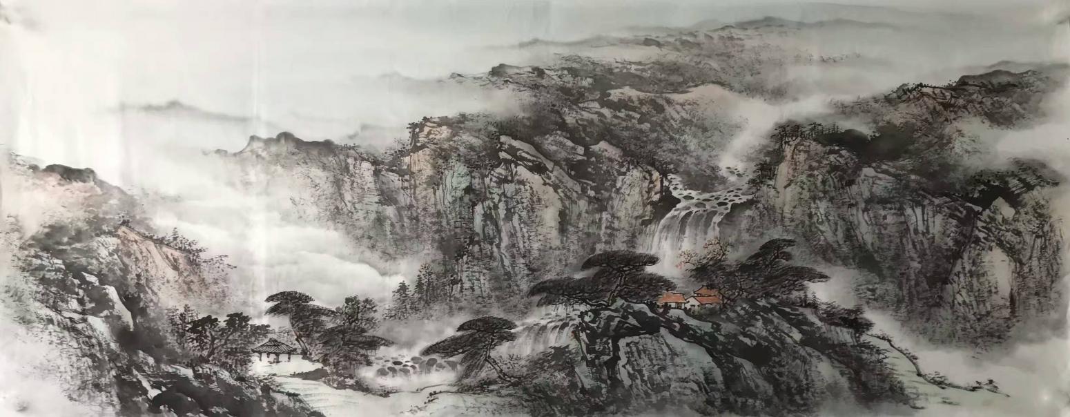 许国华国画作品《【山水5】作者许国华》【图0】