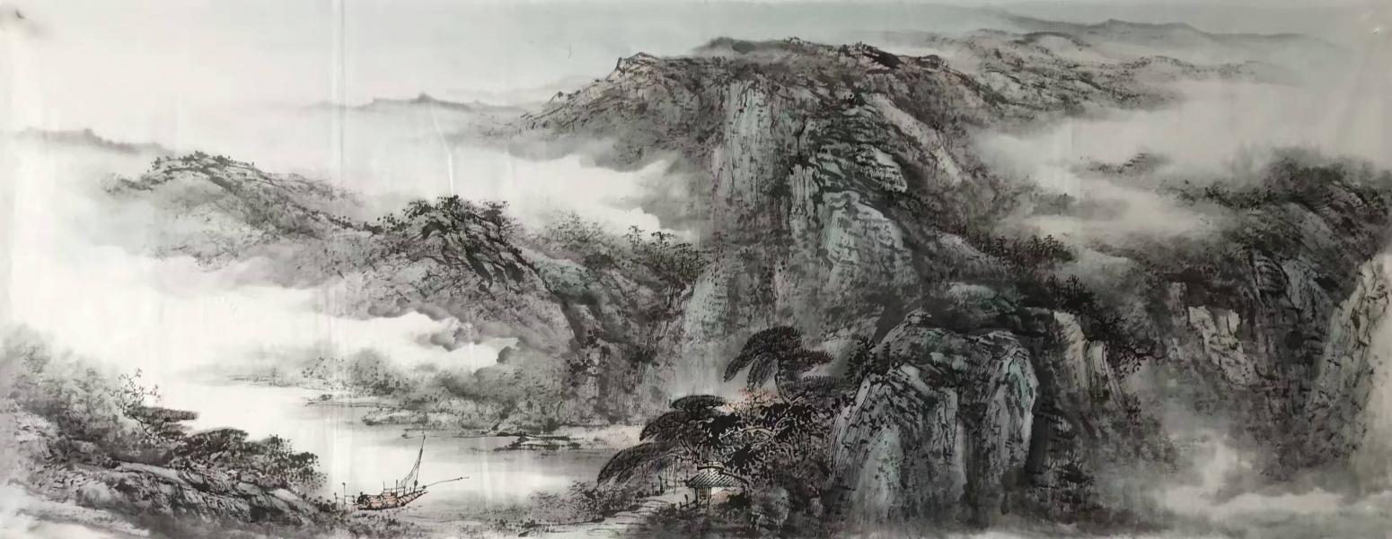 许国华国画作品《【山水6】作者许国华》【图0】