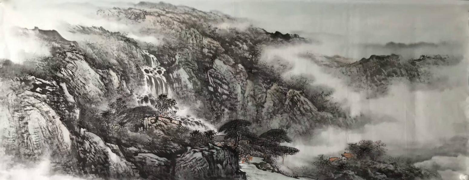 许国华国画作品《【山水8】作者许国华》【图0】