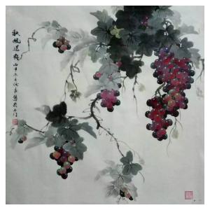 卢俊良国画作品《【秋风送爽】作者卢俊良》价格1200.00元