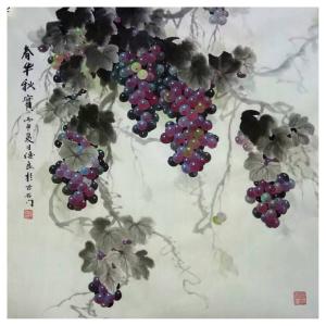 卢俊良国画作品《【春华秋实】作者卢俊良》价格1200.00元