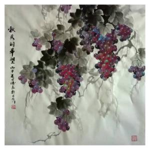 卢俊良国画作品《【秋天的希望】作者卢俊良》价格1200.00元