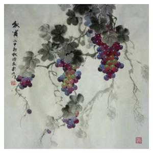 卢俊良国画作品《【秋实4】作者卢俊良》价格1200.00元