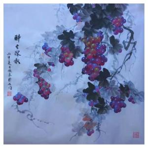 卢俊良国画作品《【醉在深秋】作者卢俊良》价格1200.00元