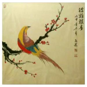 马新荣国画作品《【报喜】作者马新荣》价格700.00元