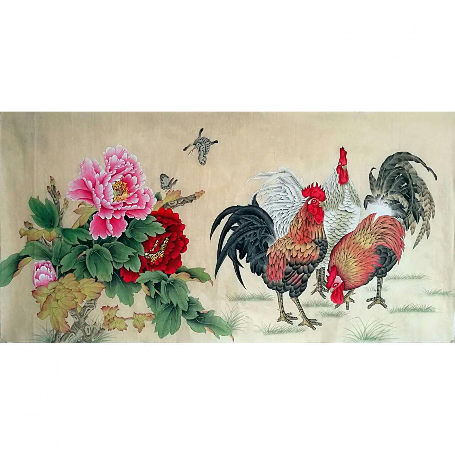 胡记领国画作品《【富贵吉祥1】作者胡记领》