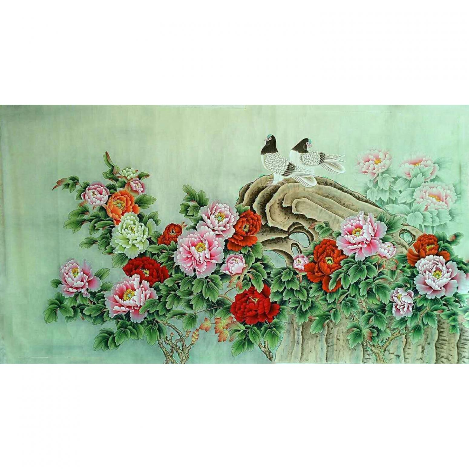 胡记领国画作品《【富贵吉祥2】作者胡记领》