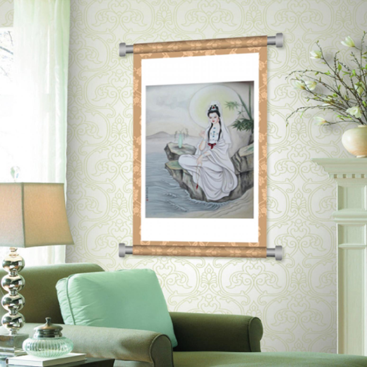 赖梅凤国画作品《【妙行居士7】作者赖梅凤》