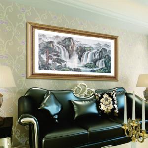 艺术品图片：艺术家韦杰球国画作品名称《【高山流水22】作者韦杰球》价格720.00 元