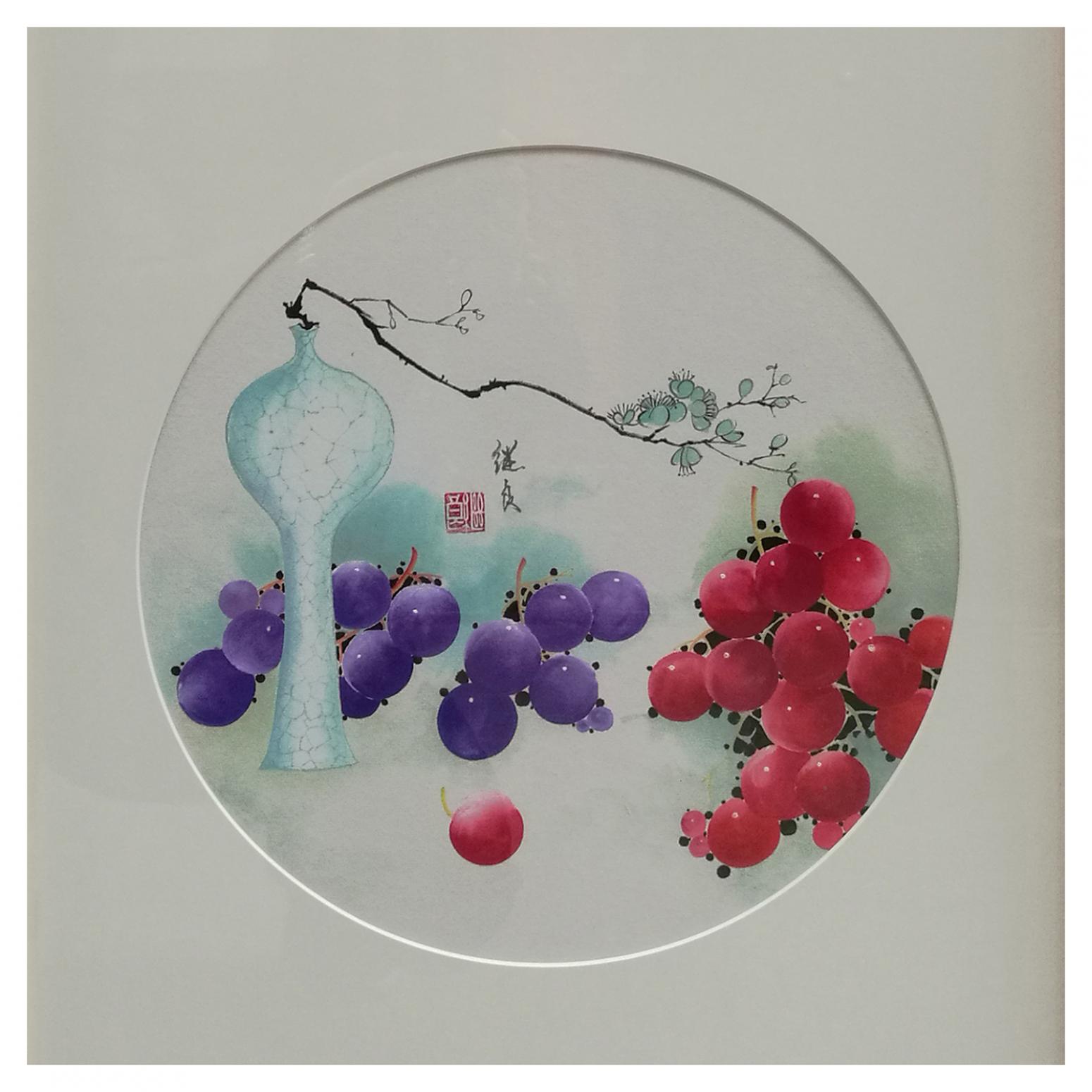 徐继良国画作品《【多子多福2】作者徐继良》