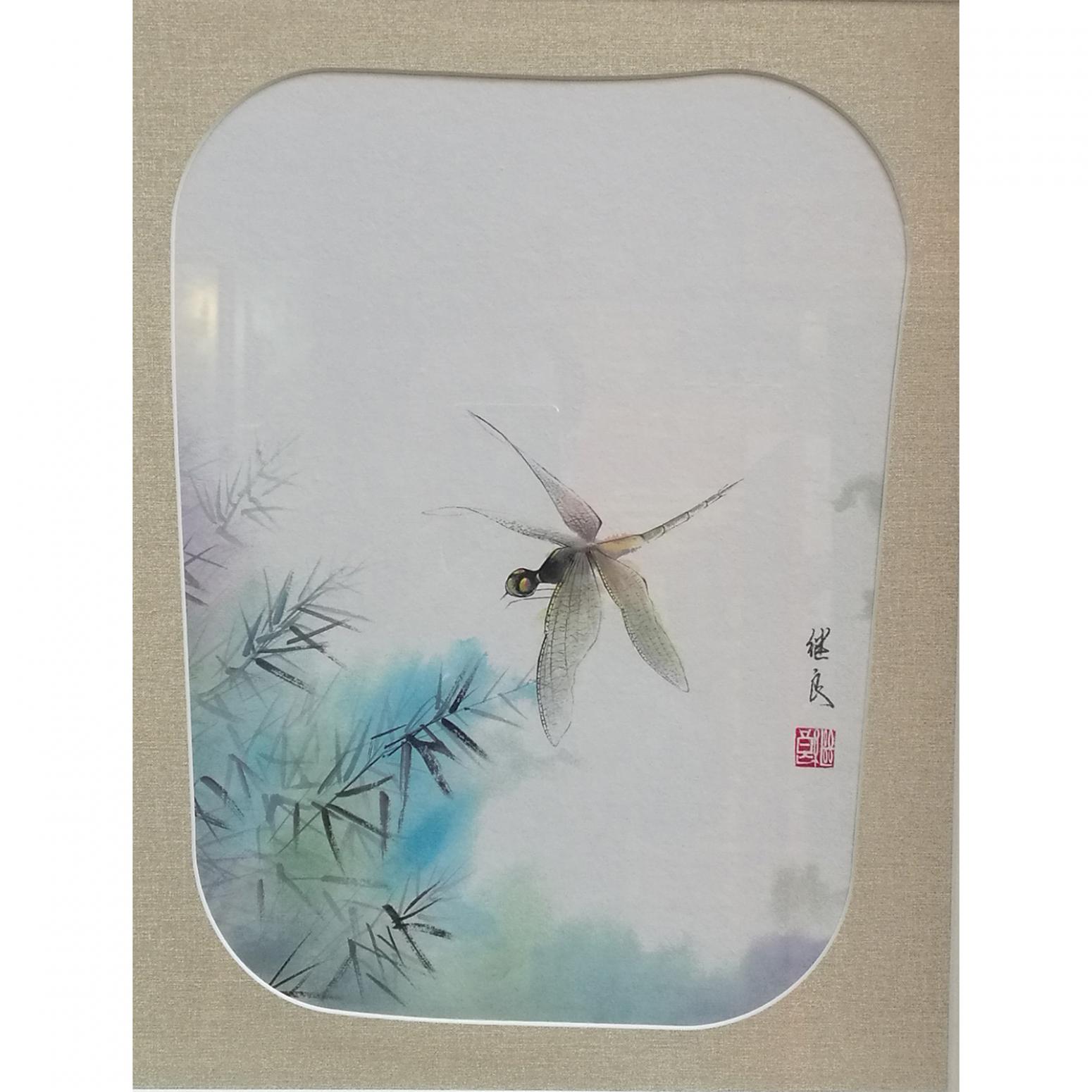 徐继良国画作品《【蜻蜓3】作者徐继良》