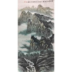 张怀林国画作品《【我见青山多妩媚】作者张怀林》价格672.00元