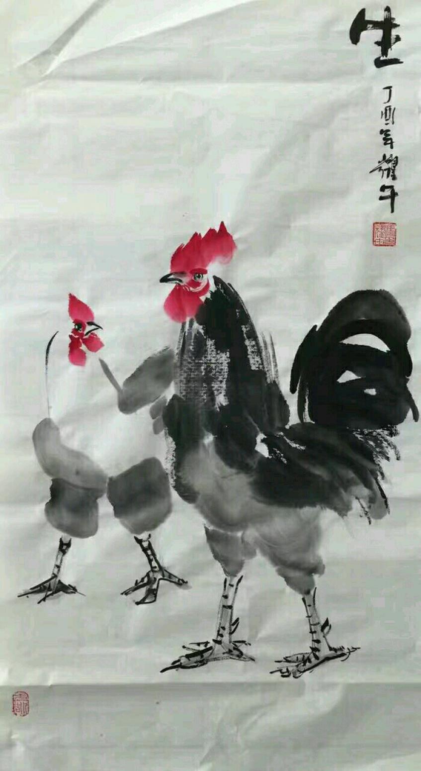 冯耀午国画作品《【生机勃勃1】作者冯耀午》【图0】