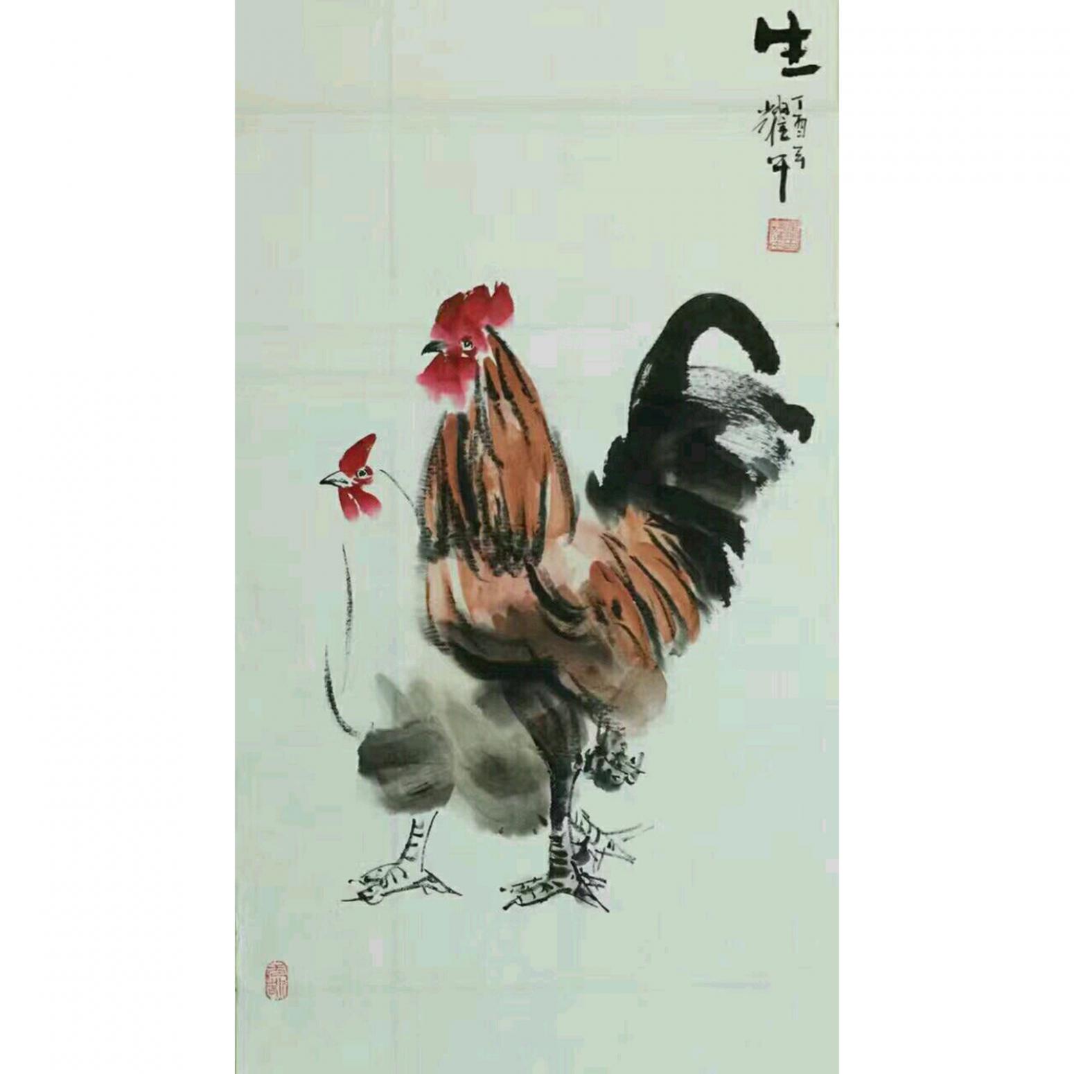 冯耀午国画作品《【生机勃勃3】作者冯耀午》