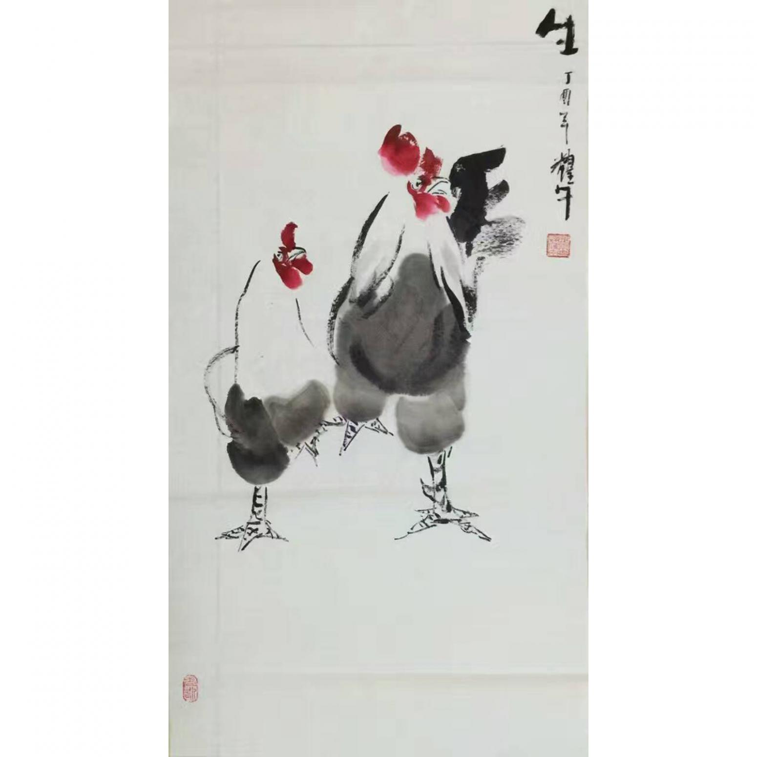 冯耀午国画作品《【生机勃勃4】作者冯耀午》