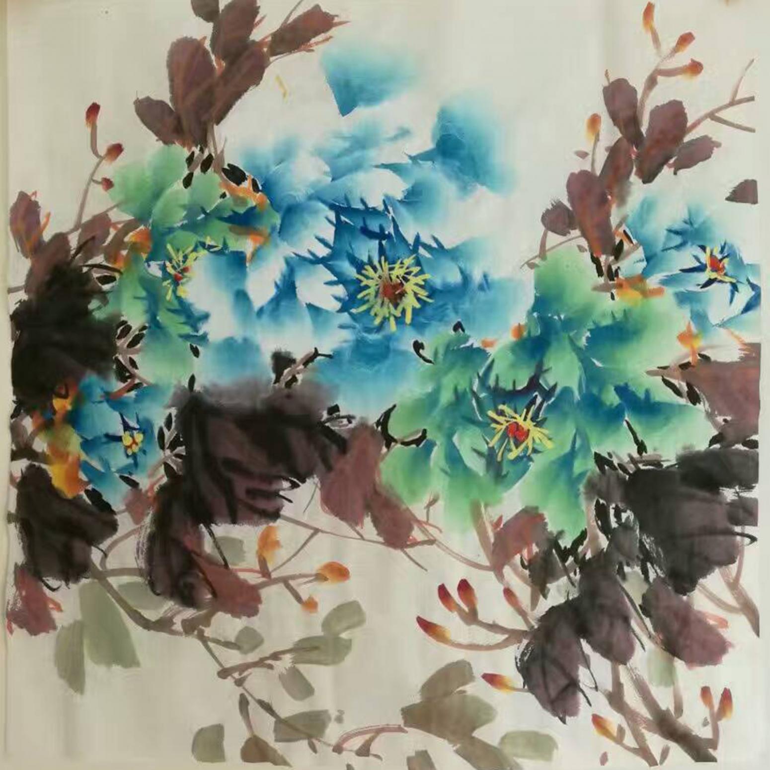 王长泉国画作品《【花香】作者王长泉》【图0】